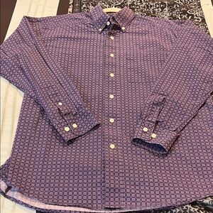 ARIAT PRO SERIES Stylish Men's Purple Button Down Shirt